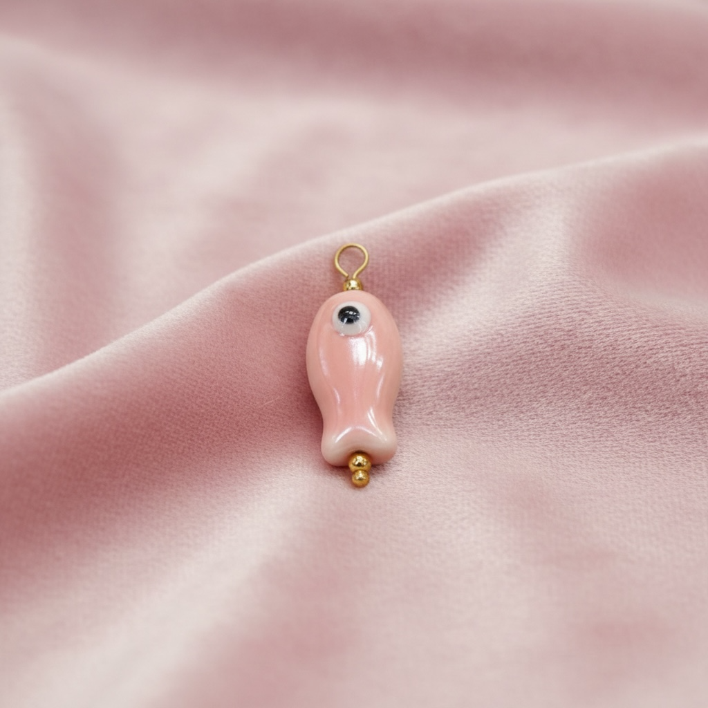 Little Pink Fish Charm