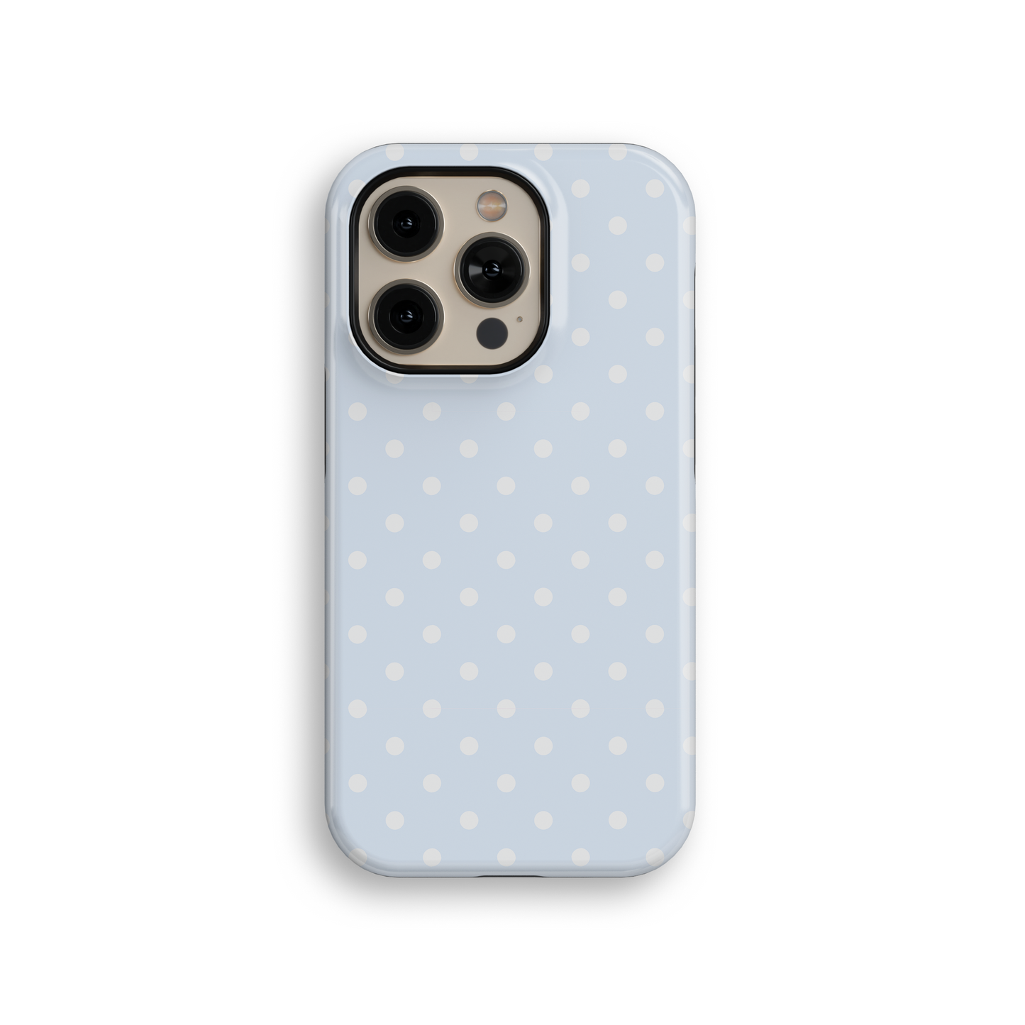 Blue Dot Dot Dot Tough iPhone Case