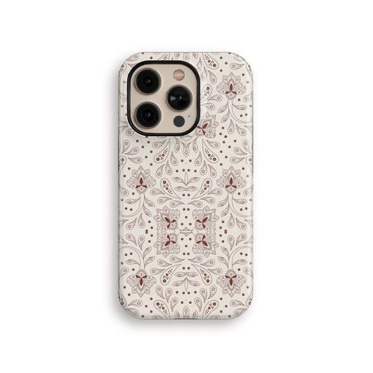 Dusty Petals Tough iPhone Case