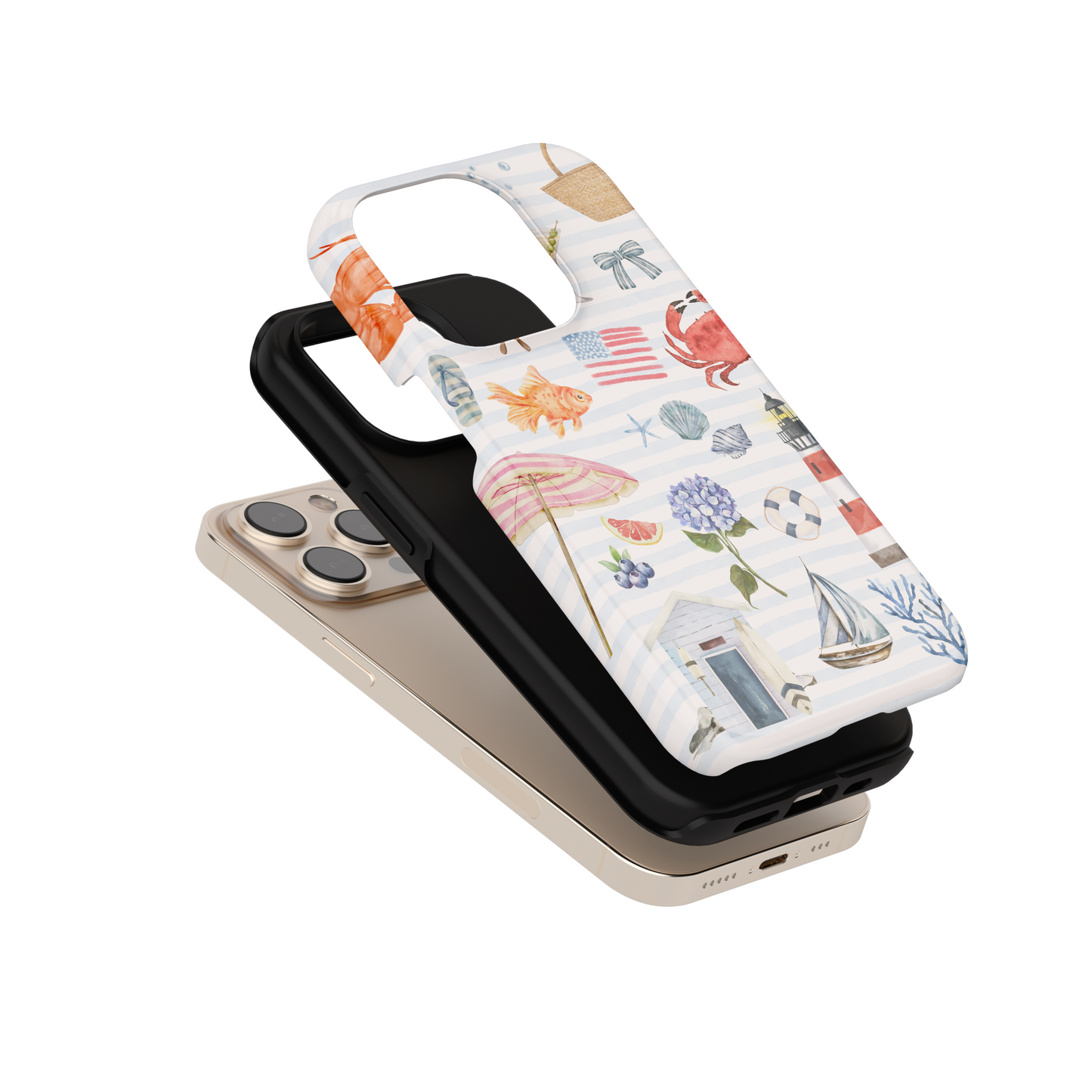 East Coast Summer Tough iPhone Case