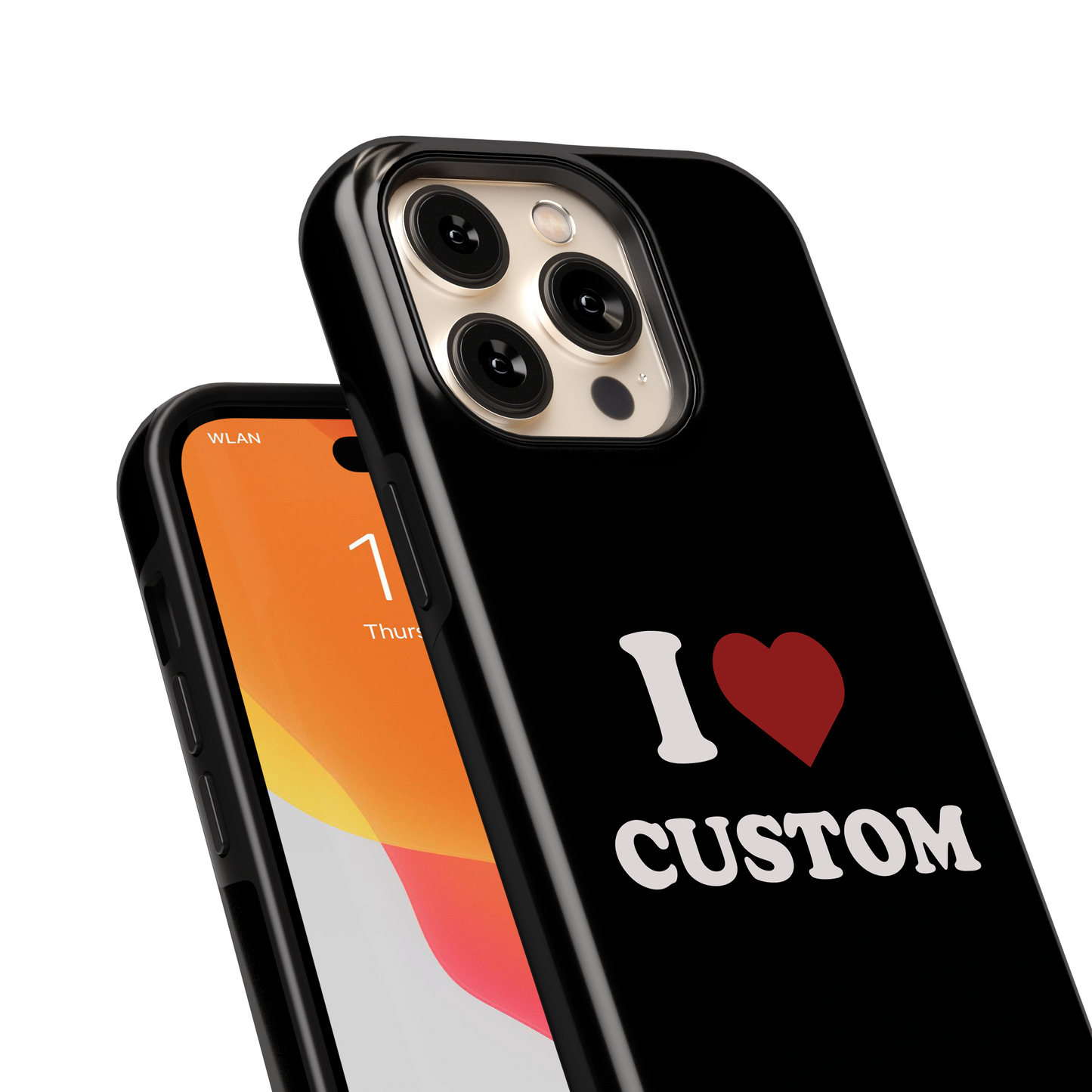 I Heart Custom Tough iPhone Case