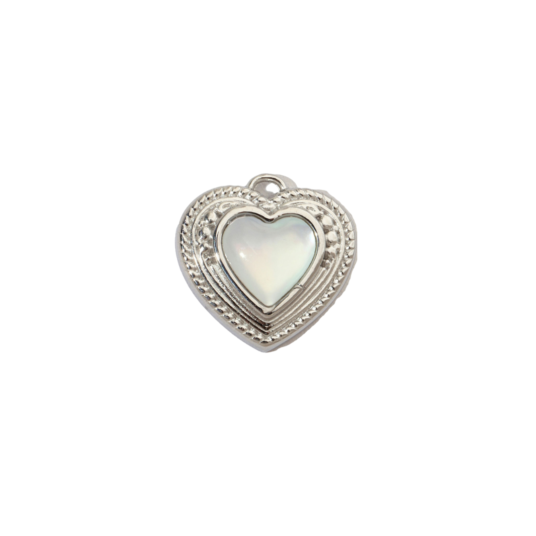 Hollow Heart Charm