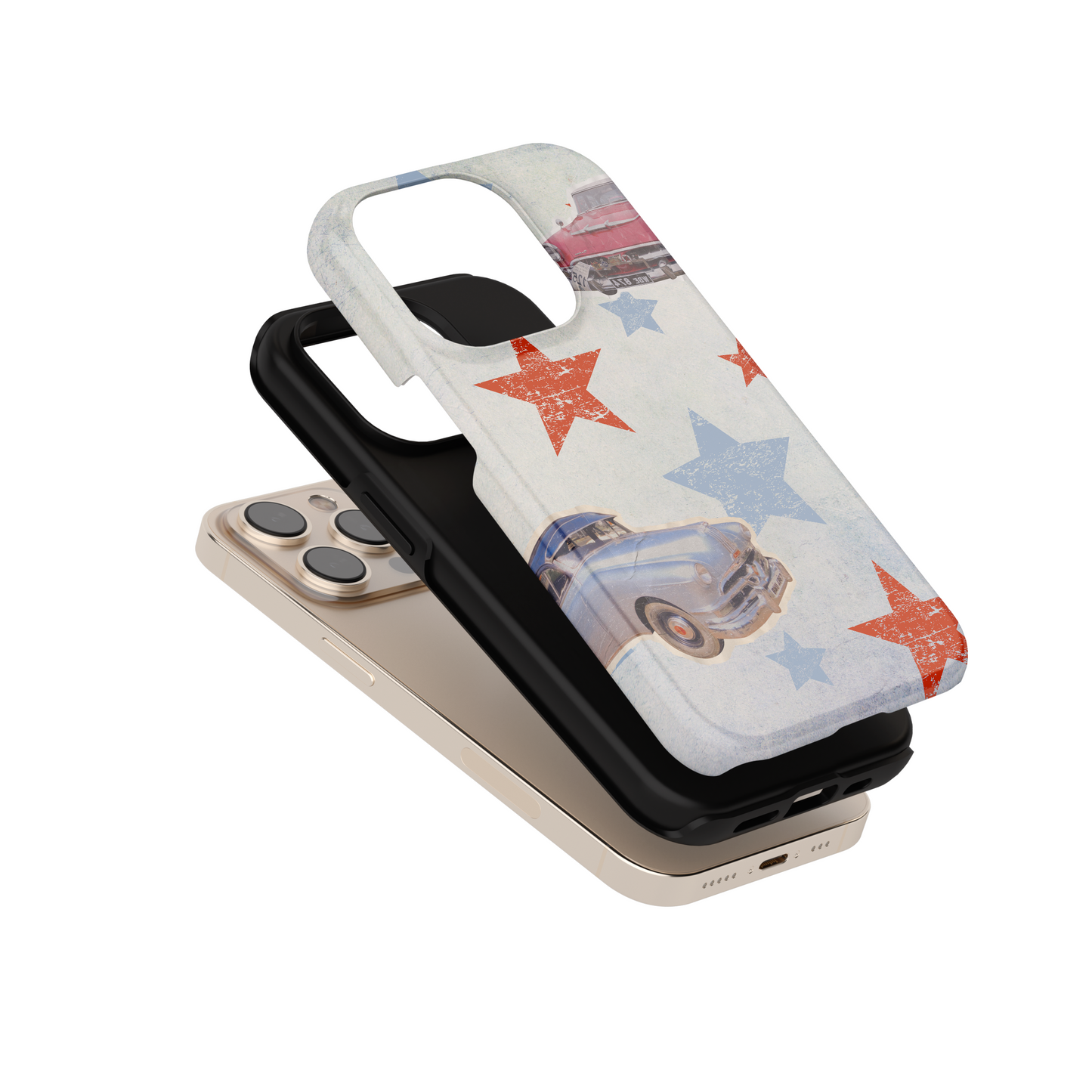 Red White Blue Tough iPhone Case