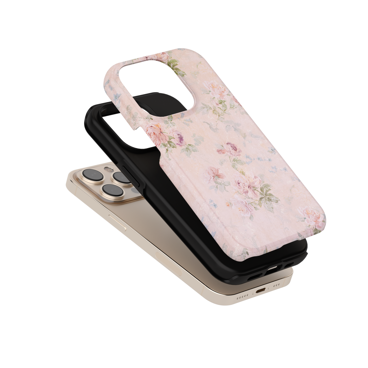 Vintage Flowers Tough iPhone Case
