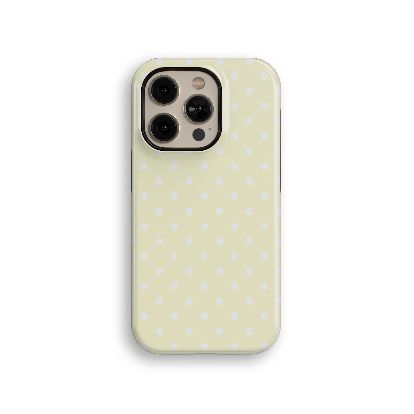 Yellow Dot Dot Dot Tough iPhone Case
