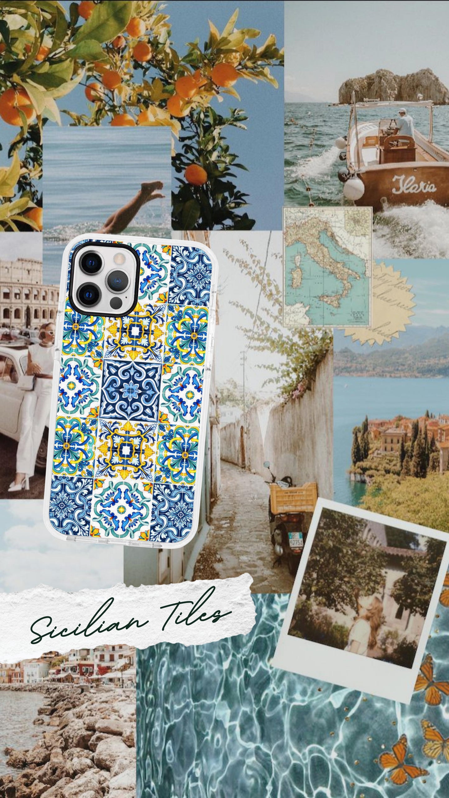 Sicilian Tiles iPhone Case