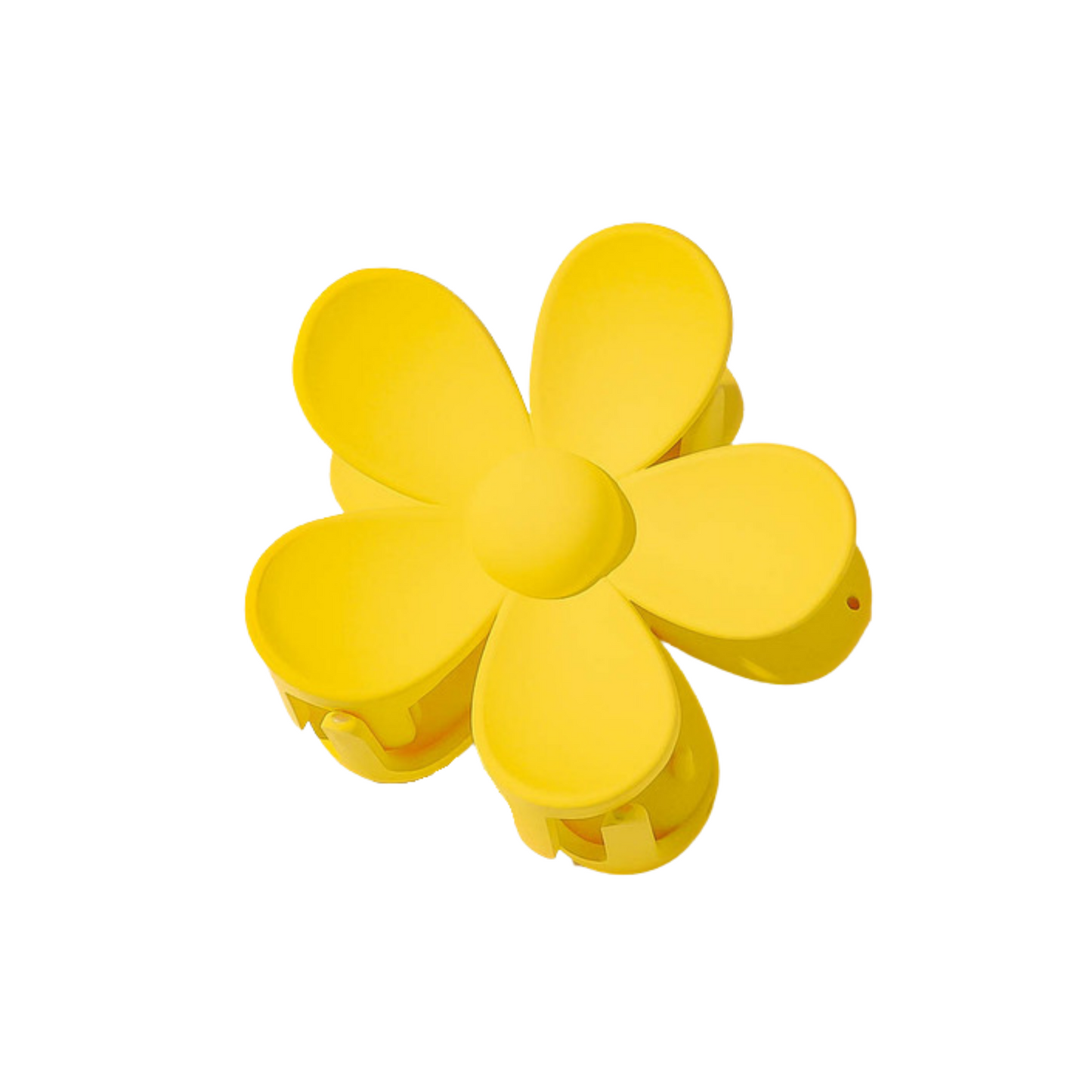 Yellow Flower Hair Claw Clip