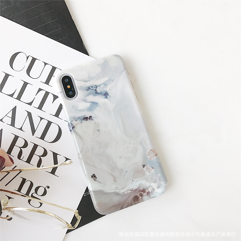 Blue Beige Marble Case