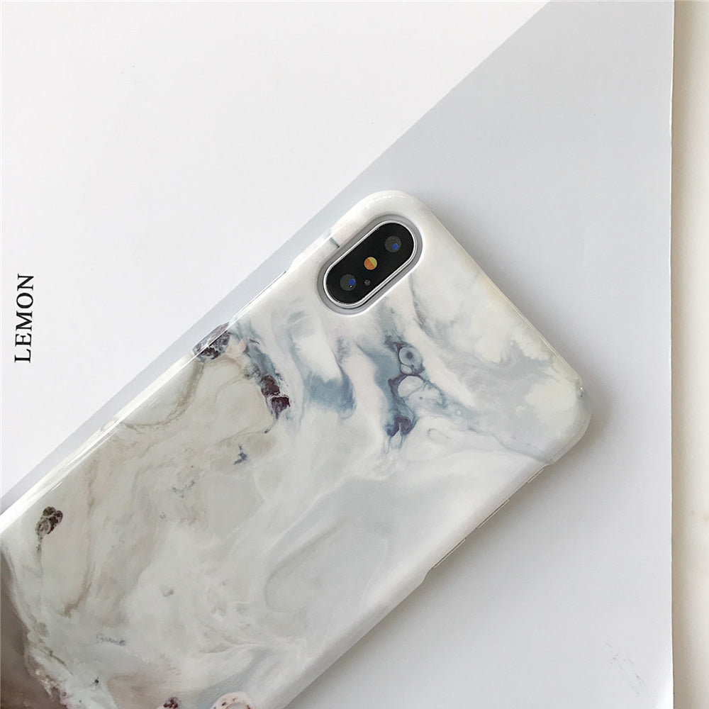 Blue Beige Marble Case