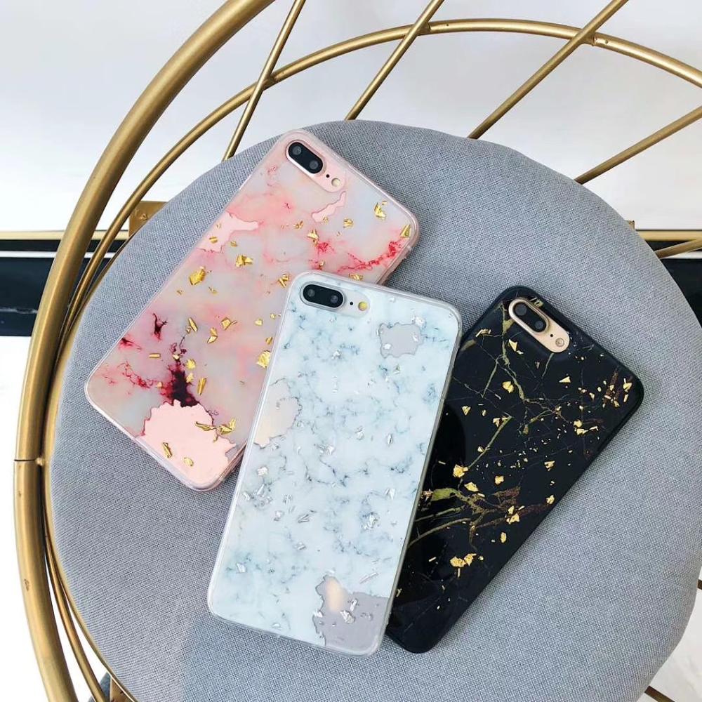 Gold Foil Marble Case