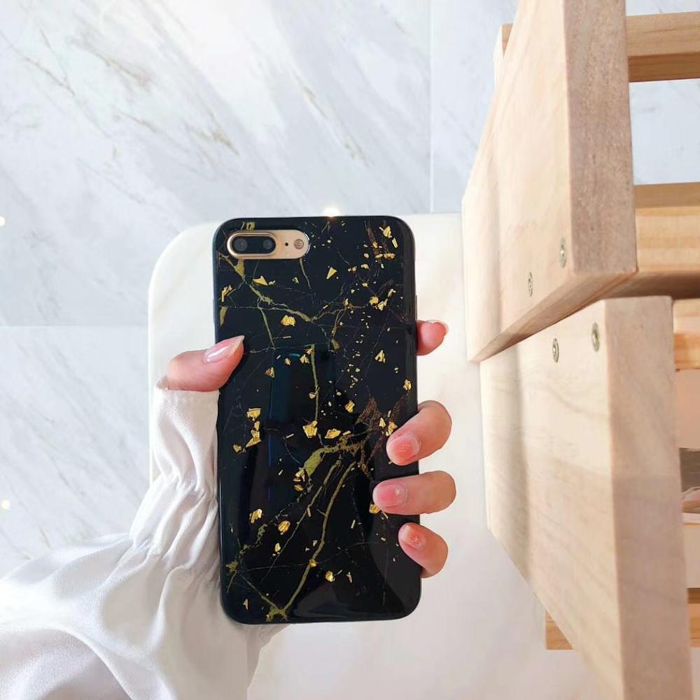 Gold Foil Marble Case