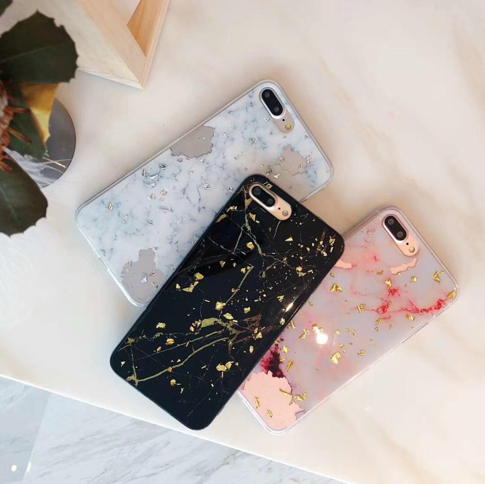 Gold Foil Marble Case