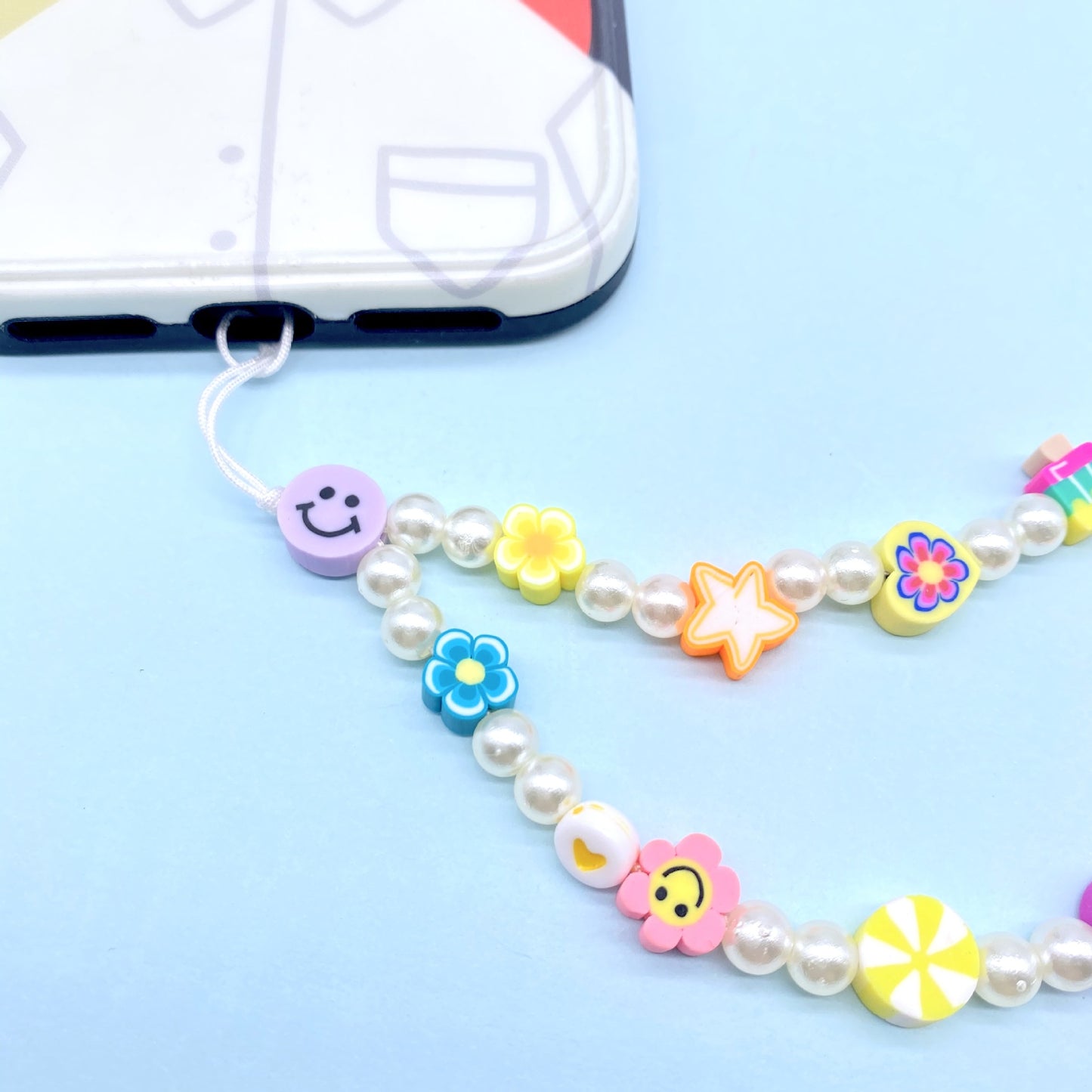 Summertime Beaded Phone Charm