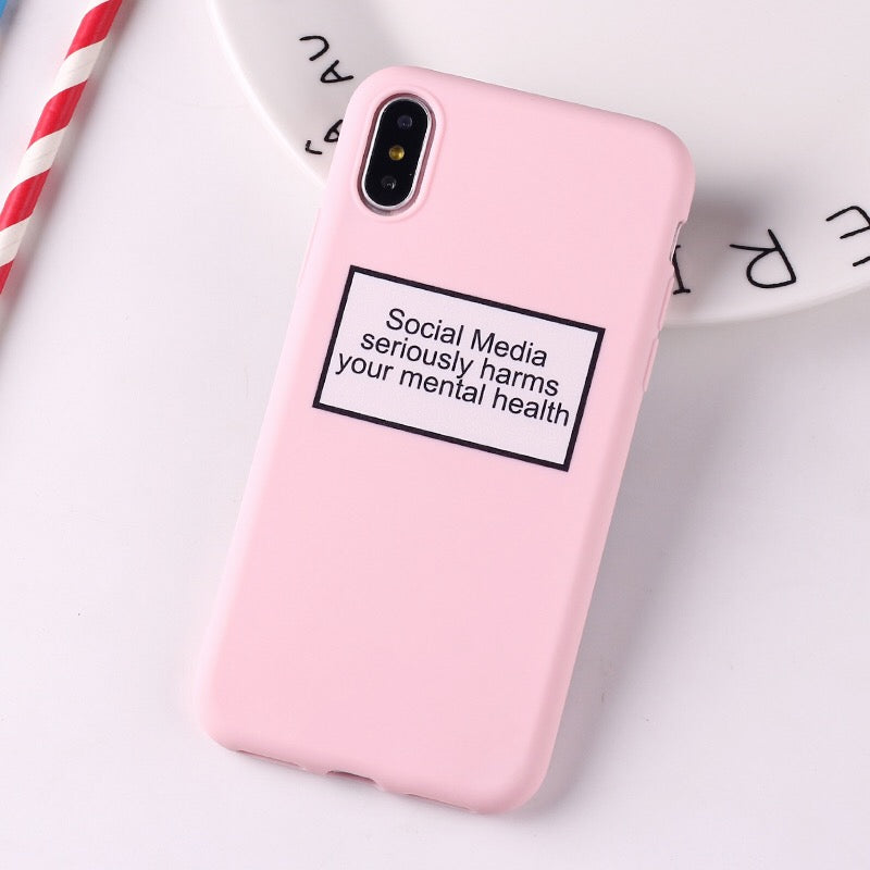 Pink Social Media Case