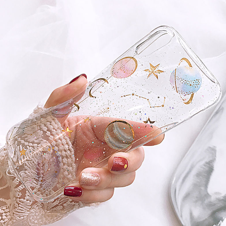 Clear Outer Space Case (4371375063093)