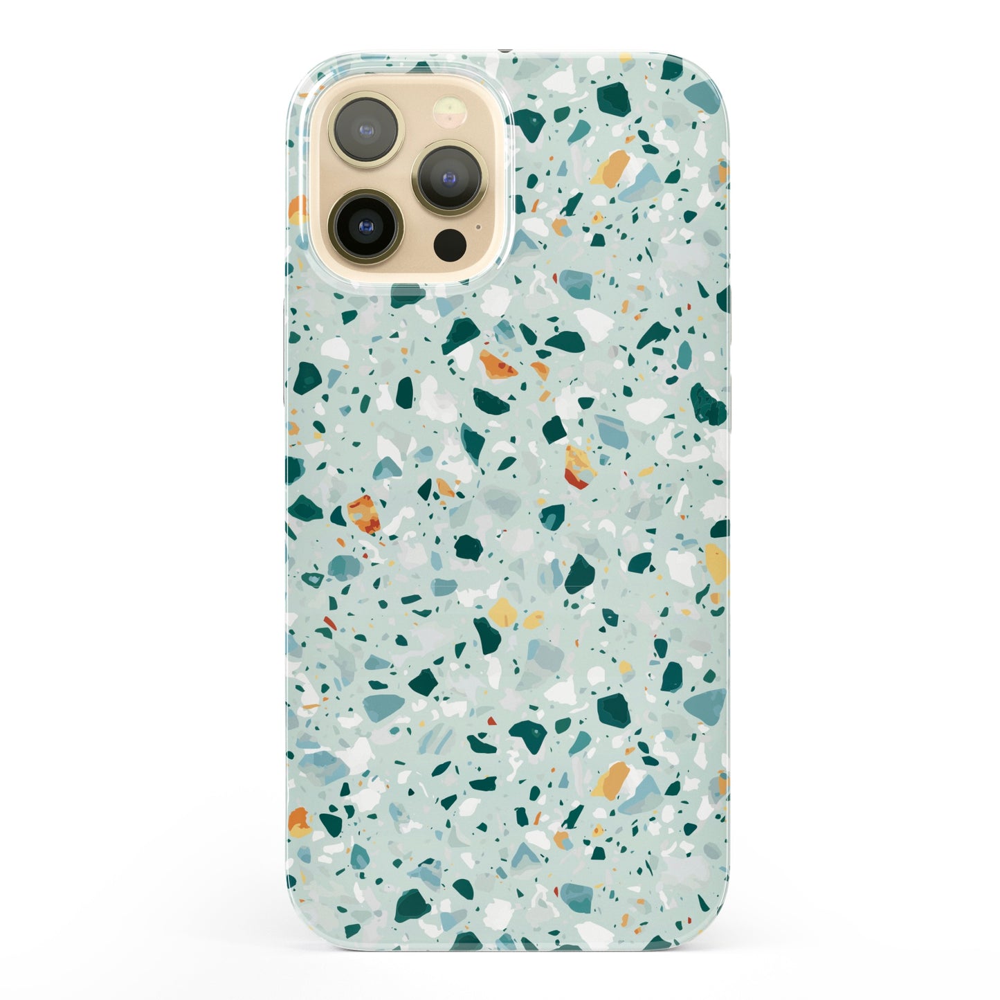 Blue Terrazzo iPhone 12 Case