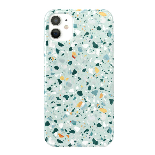 Blue Terrazzo iPhone Case