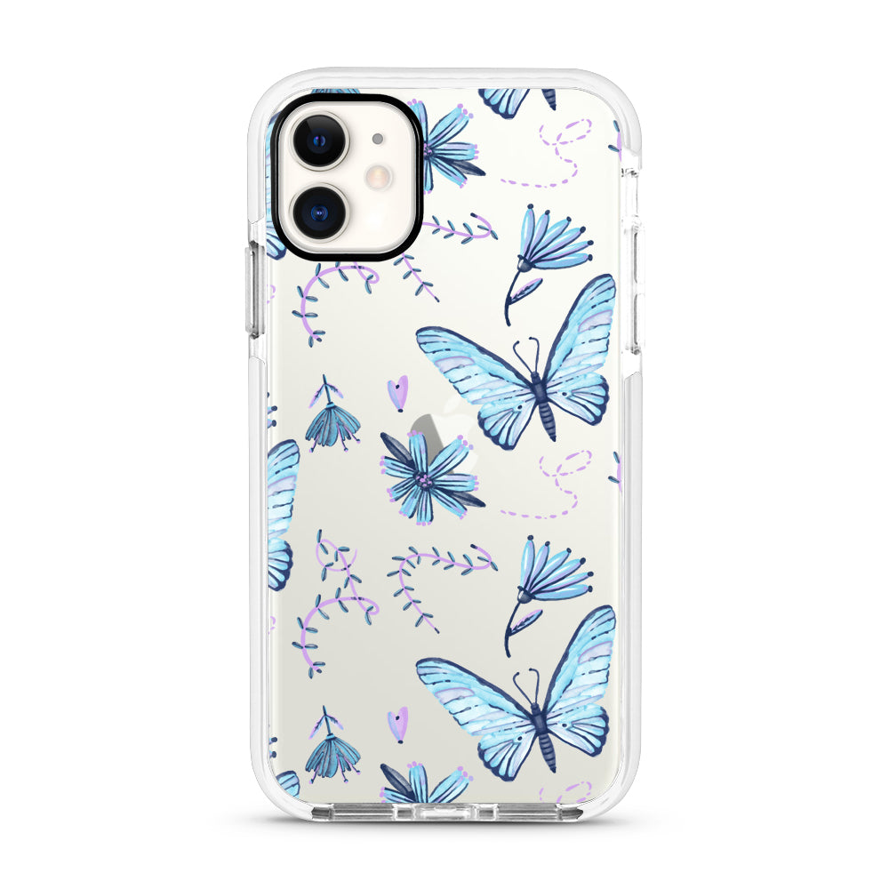 Blue Butterflies iPhone Case