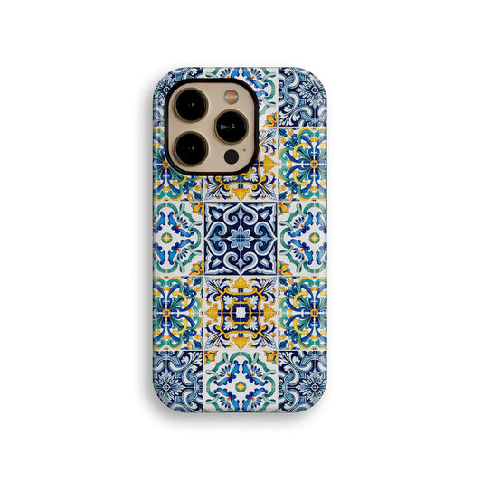 Sicilian Tiles Tough iPhone Case