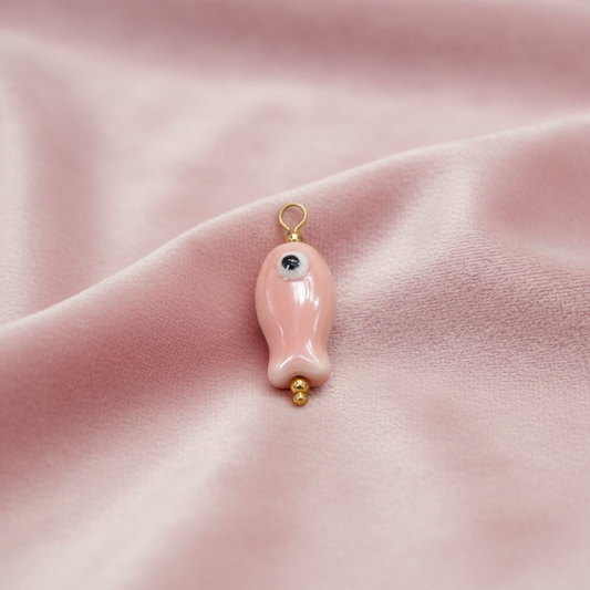 Little Pink Fish Charm