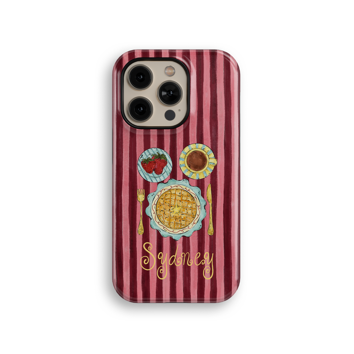 Giddy Breakfast Tough iPhone Case