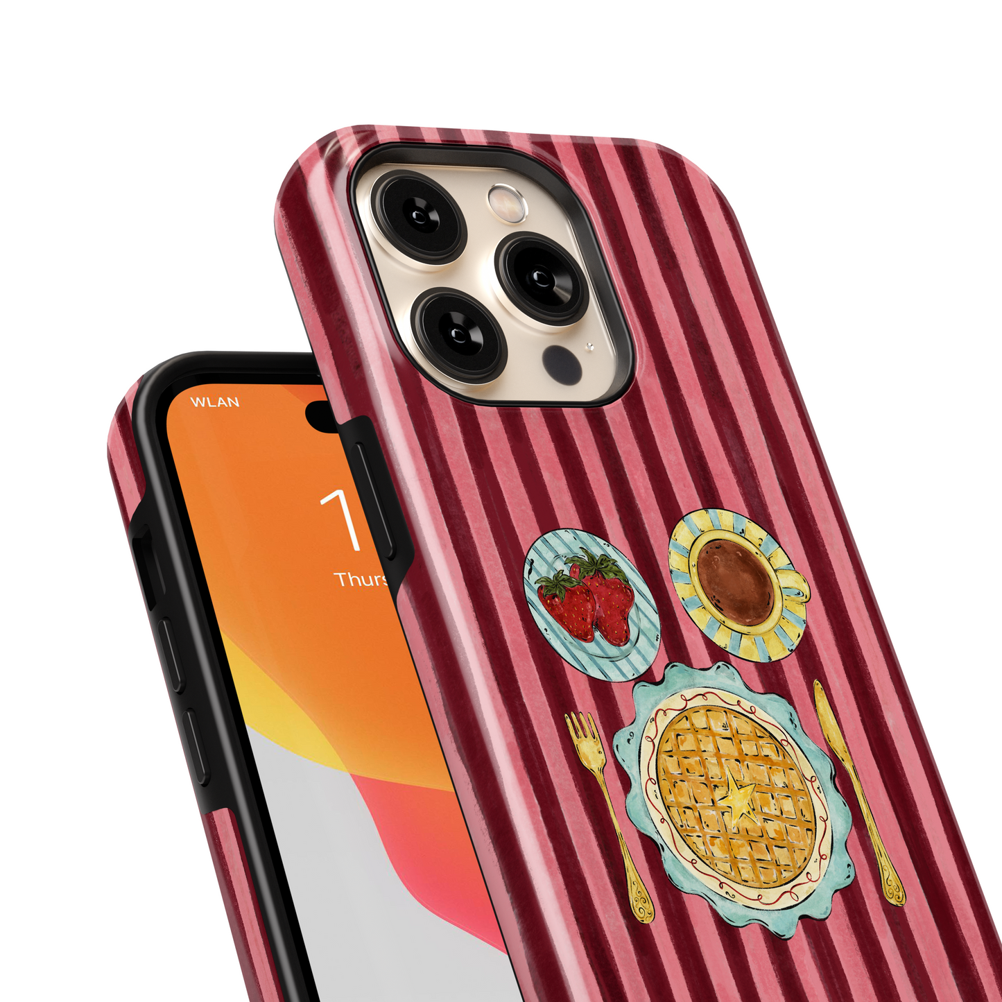 Giddy Breakfast Tough iPhone Case