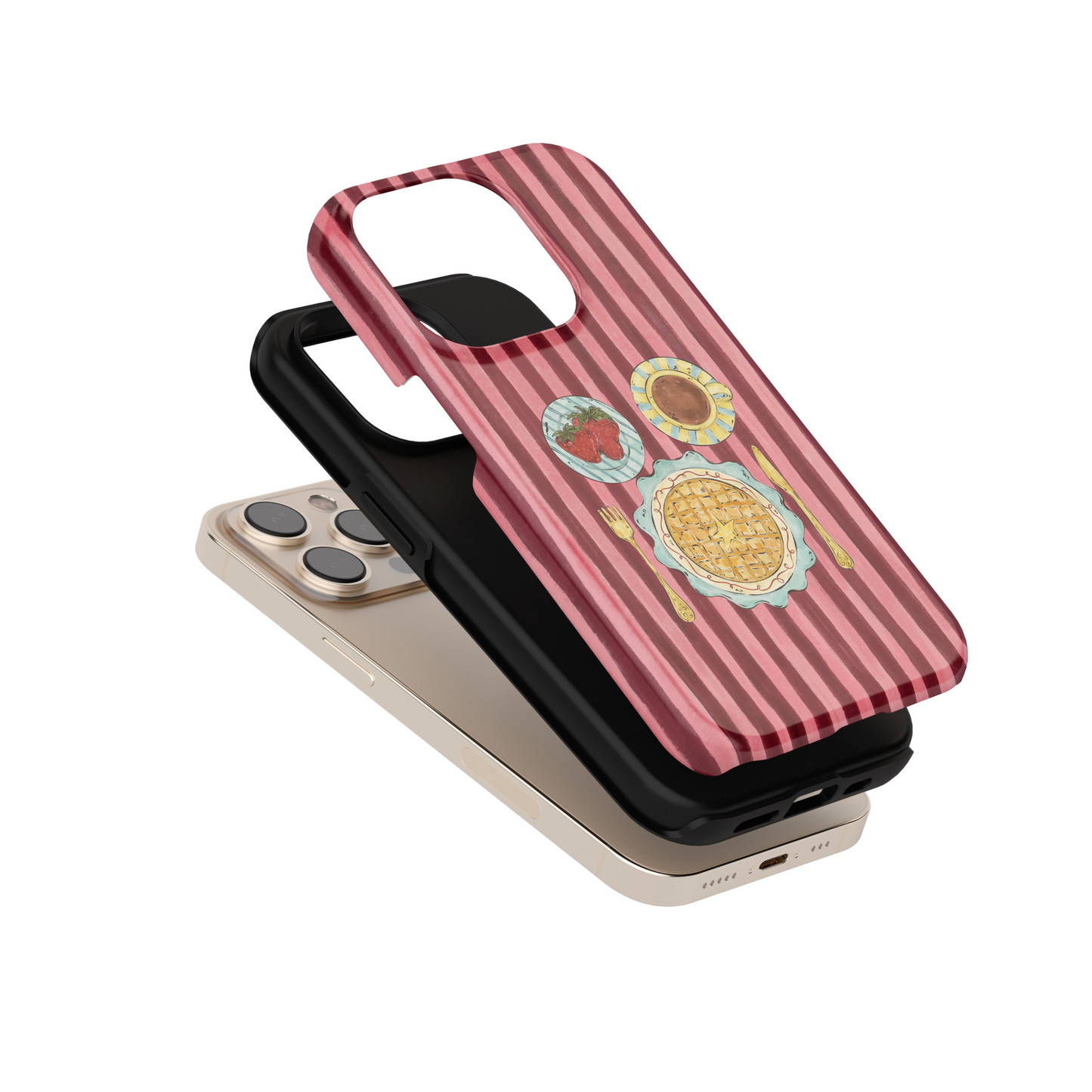 Giddy Breakfast Tough iPhone Case