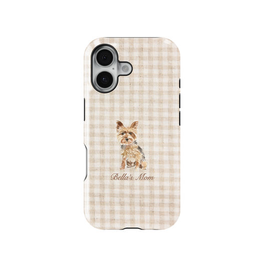 Cozy Dog Mom Custom Tough iPhone Case