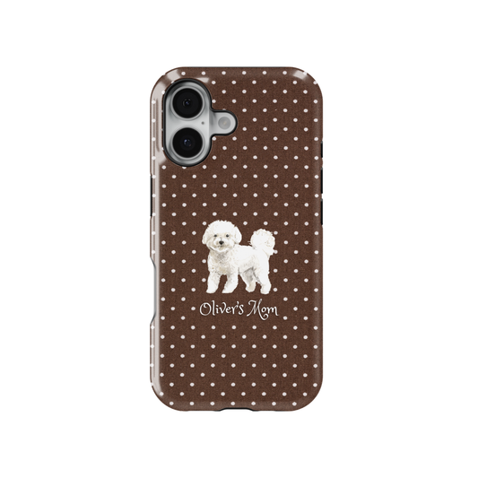 Fashionista Dog Mom Custom Tough iPhone Case
