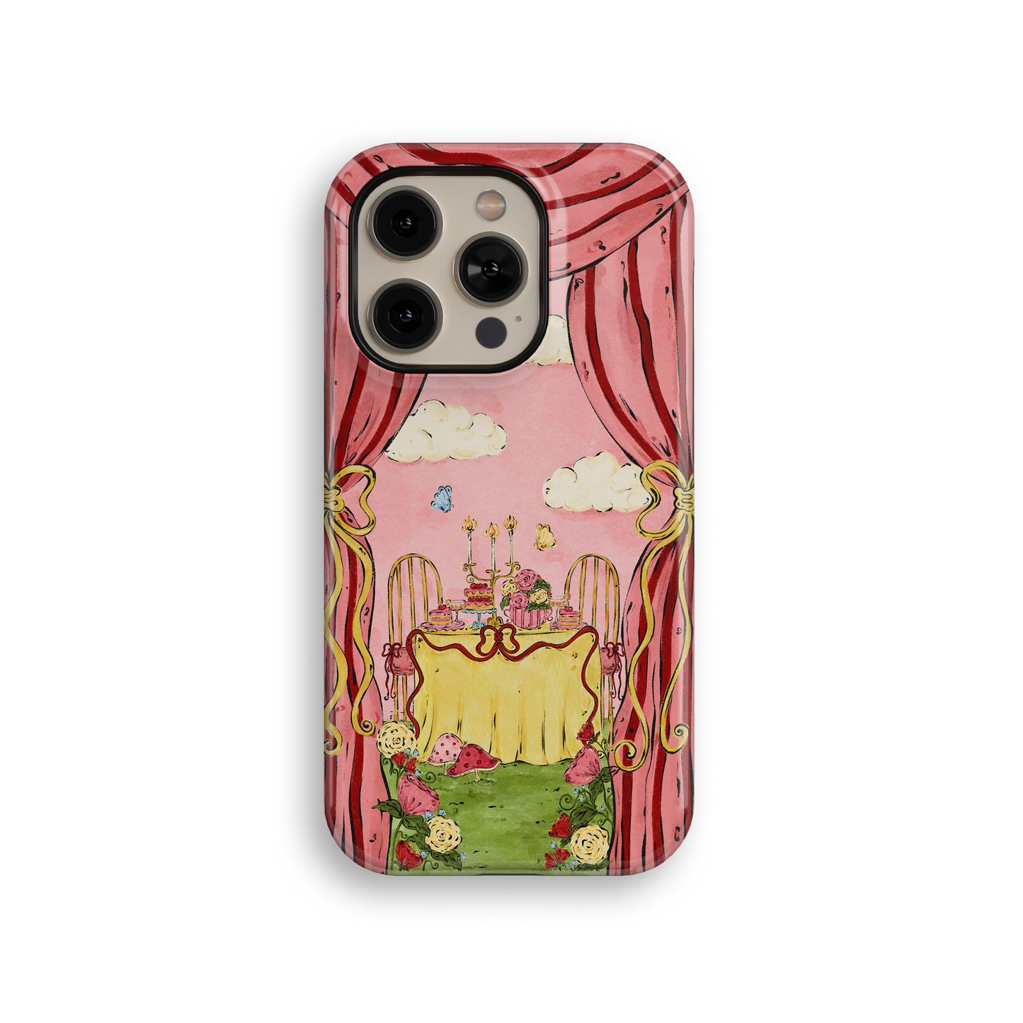 Giddy Dinner Party Tough iPhone Case