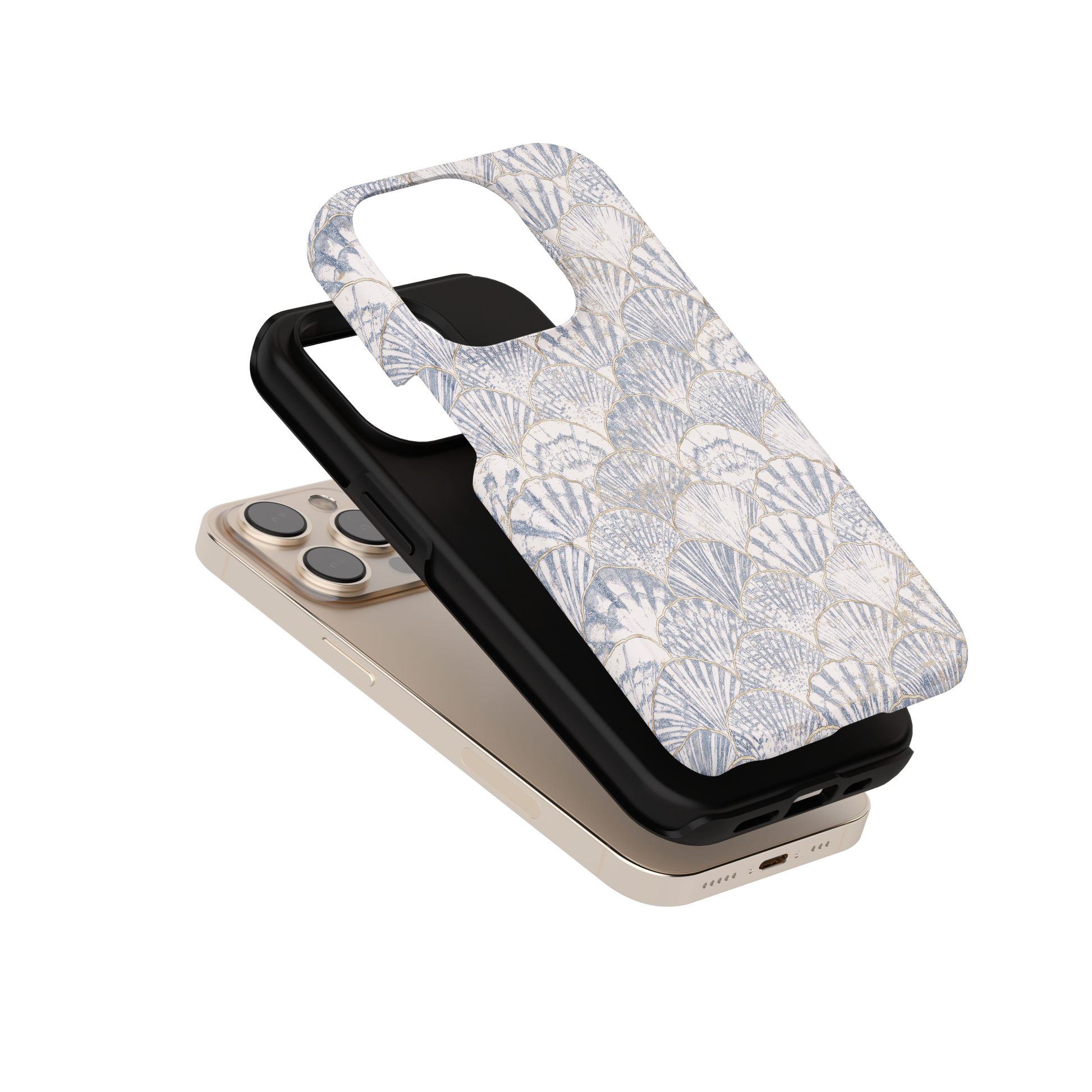Sea Shells Tough iPhone Case The Caseland Sea Shells Tough iPhone Case The Caseland