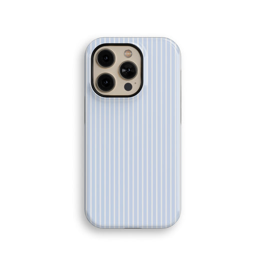 Striped Linen Tough iPhone Case