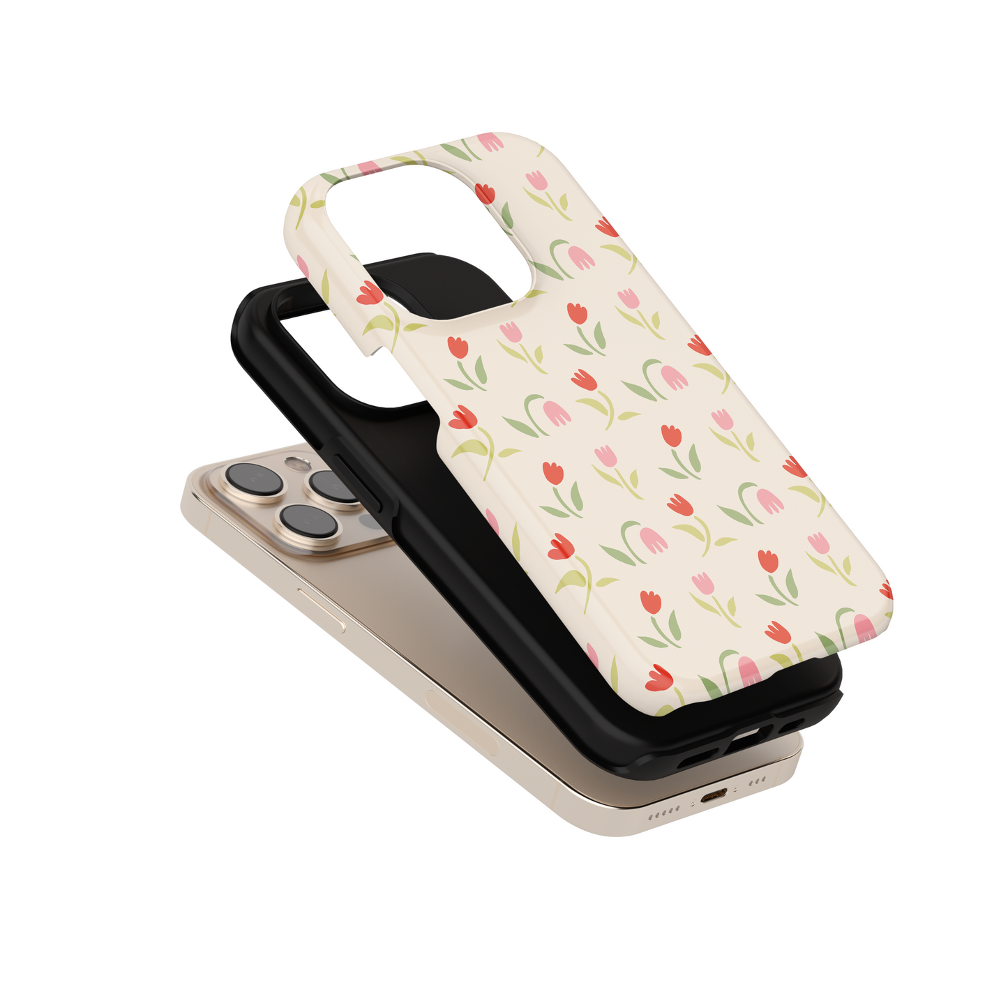 Tulip Farm Tough iPhone Case
