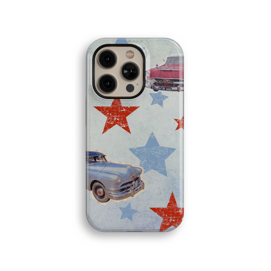 Red White Blue Tough iPhone Case