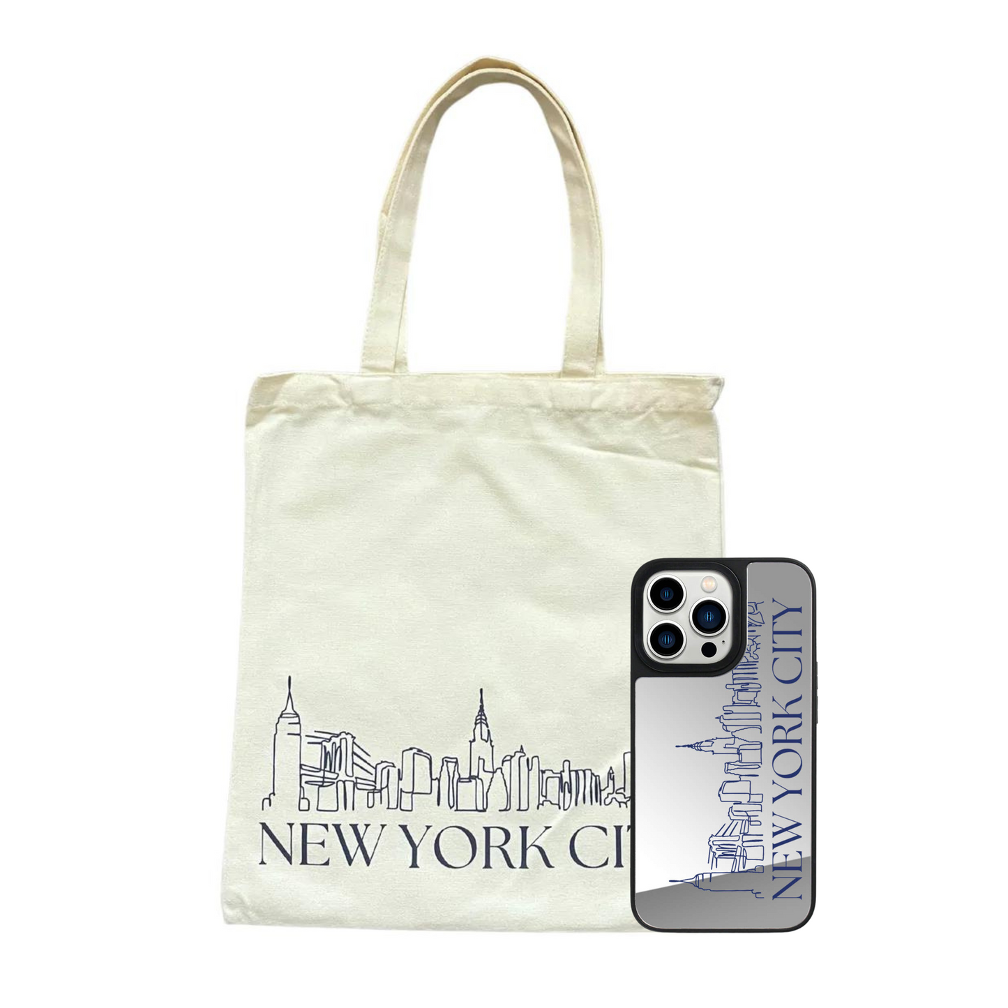 NYC Tote Bag & Phone Case Bundle