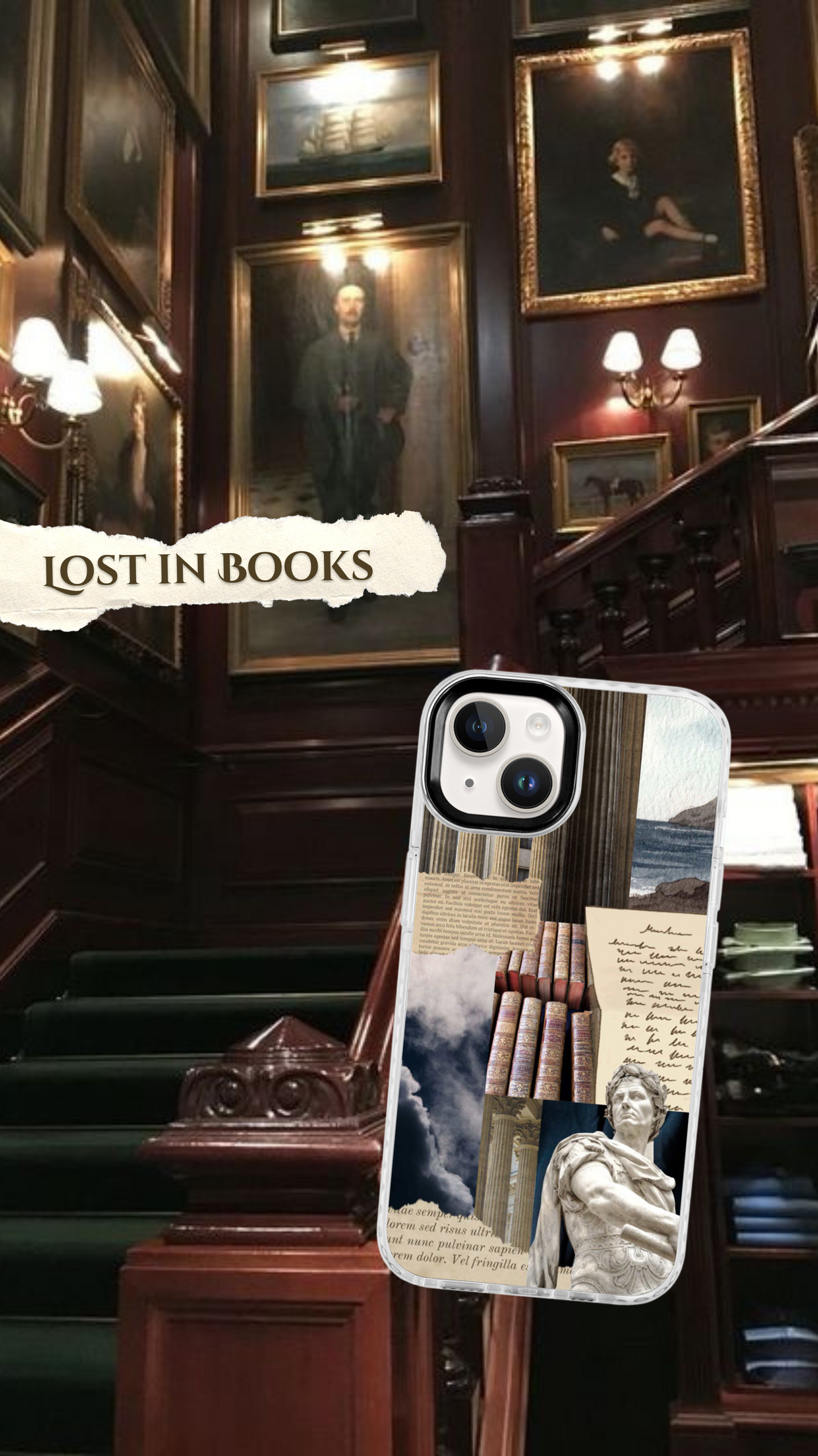 Lost in Books iPhone Case
