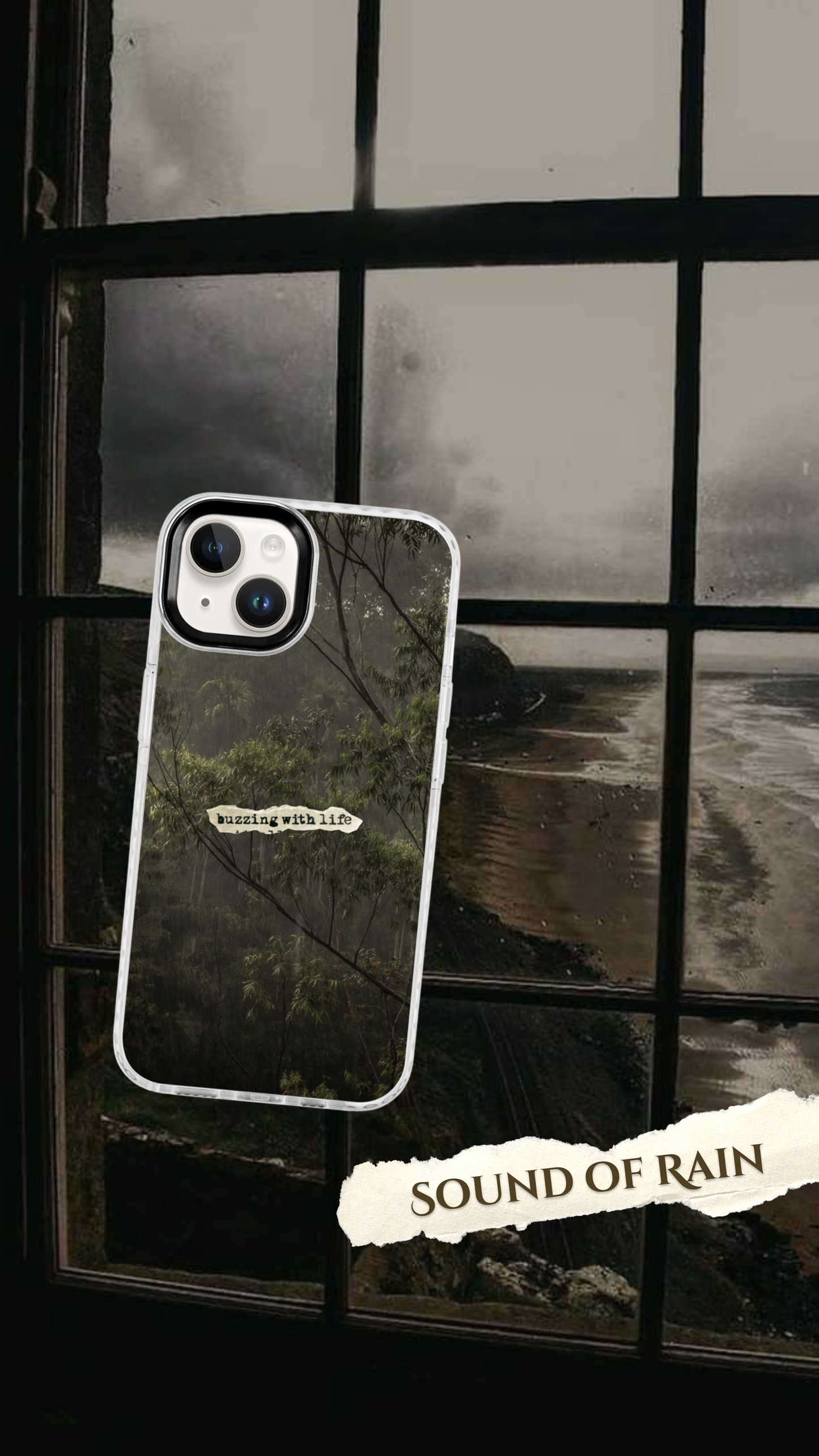 Sound of Rain iPhone Case