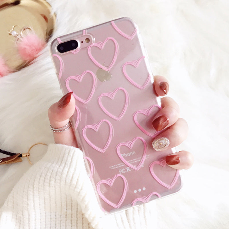 Clear Hearts Case