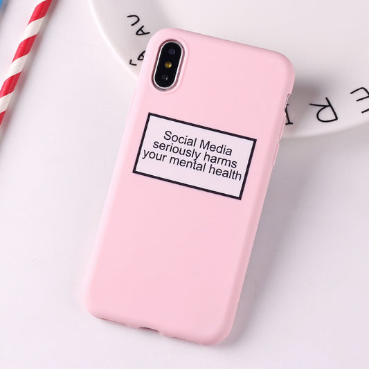 Pink Social Media Case