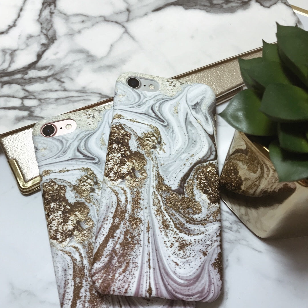Gold Marble Case (4371464880181)
