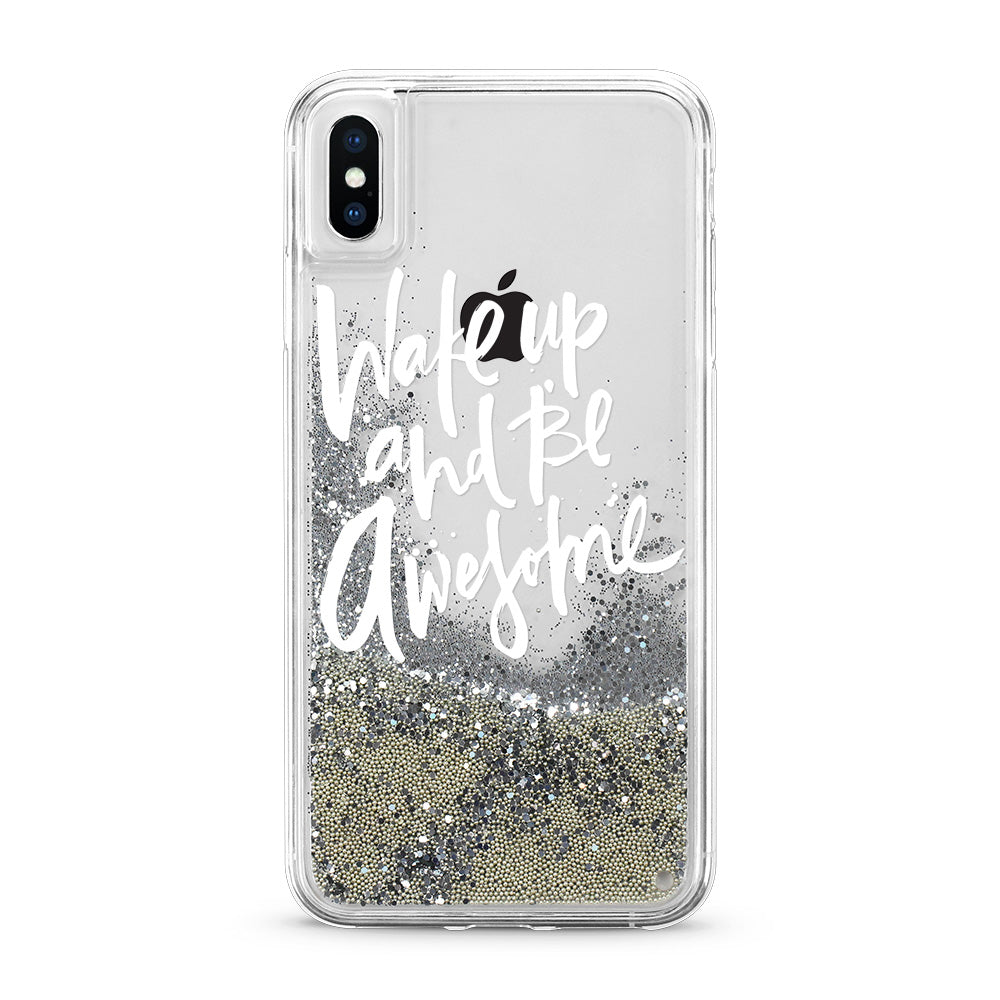Be Awesome Glitter Case (4371311165493)