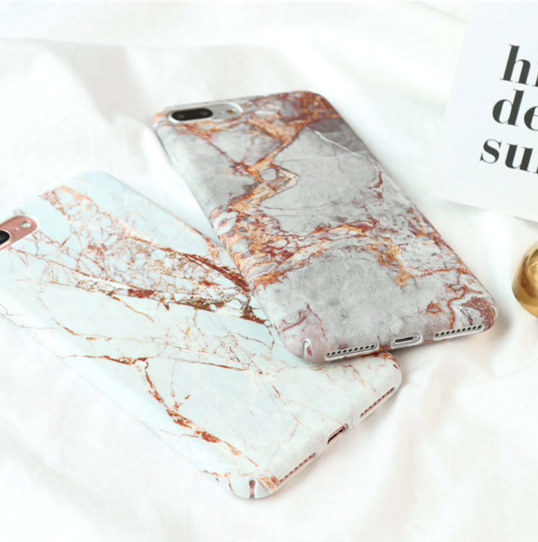White Granite Stone Case (4371388301365)
