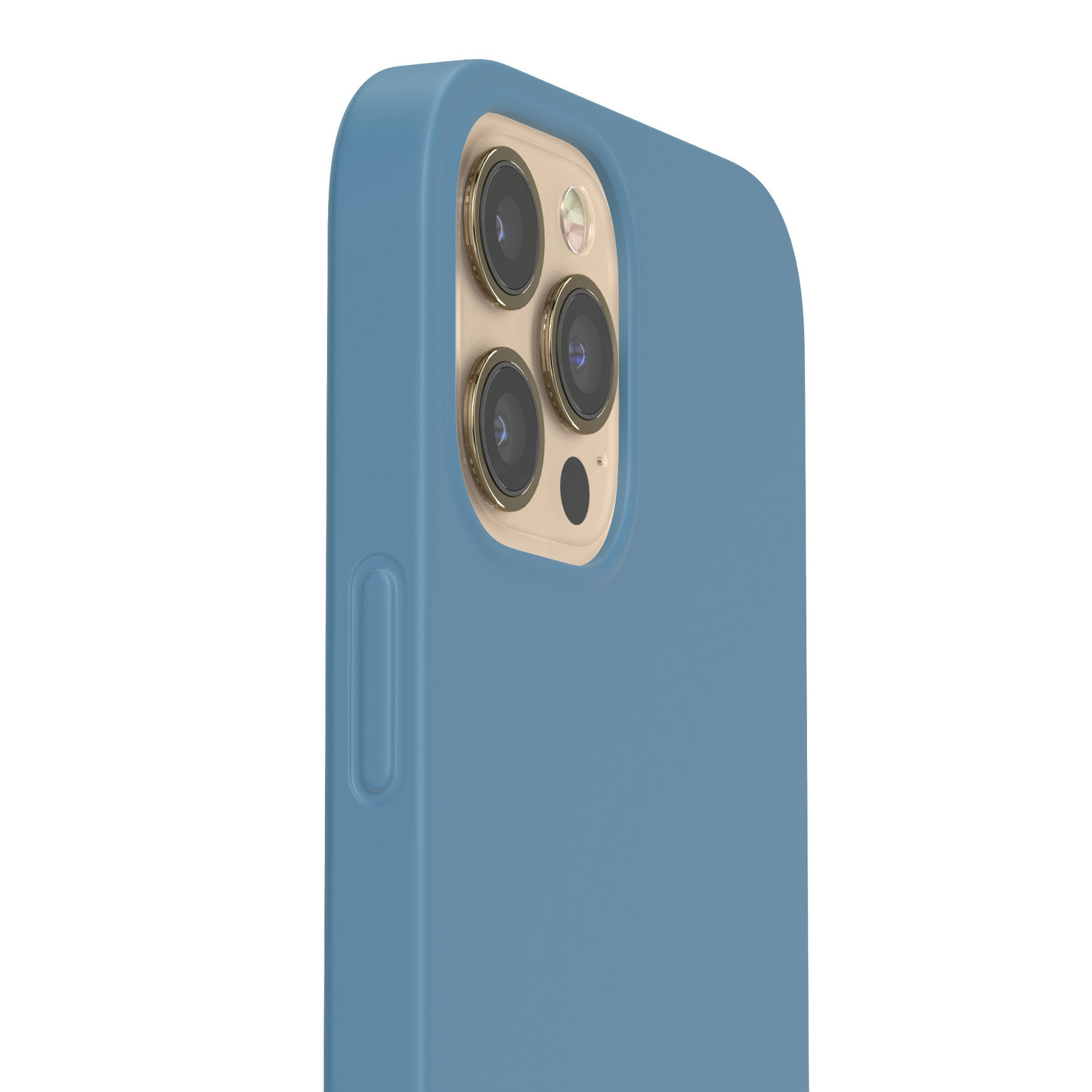 Gloomy Denim Blue iPhone Case