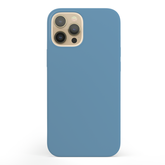Gloomy Denim Blue iPhone Case