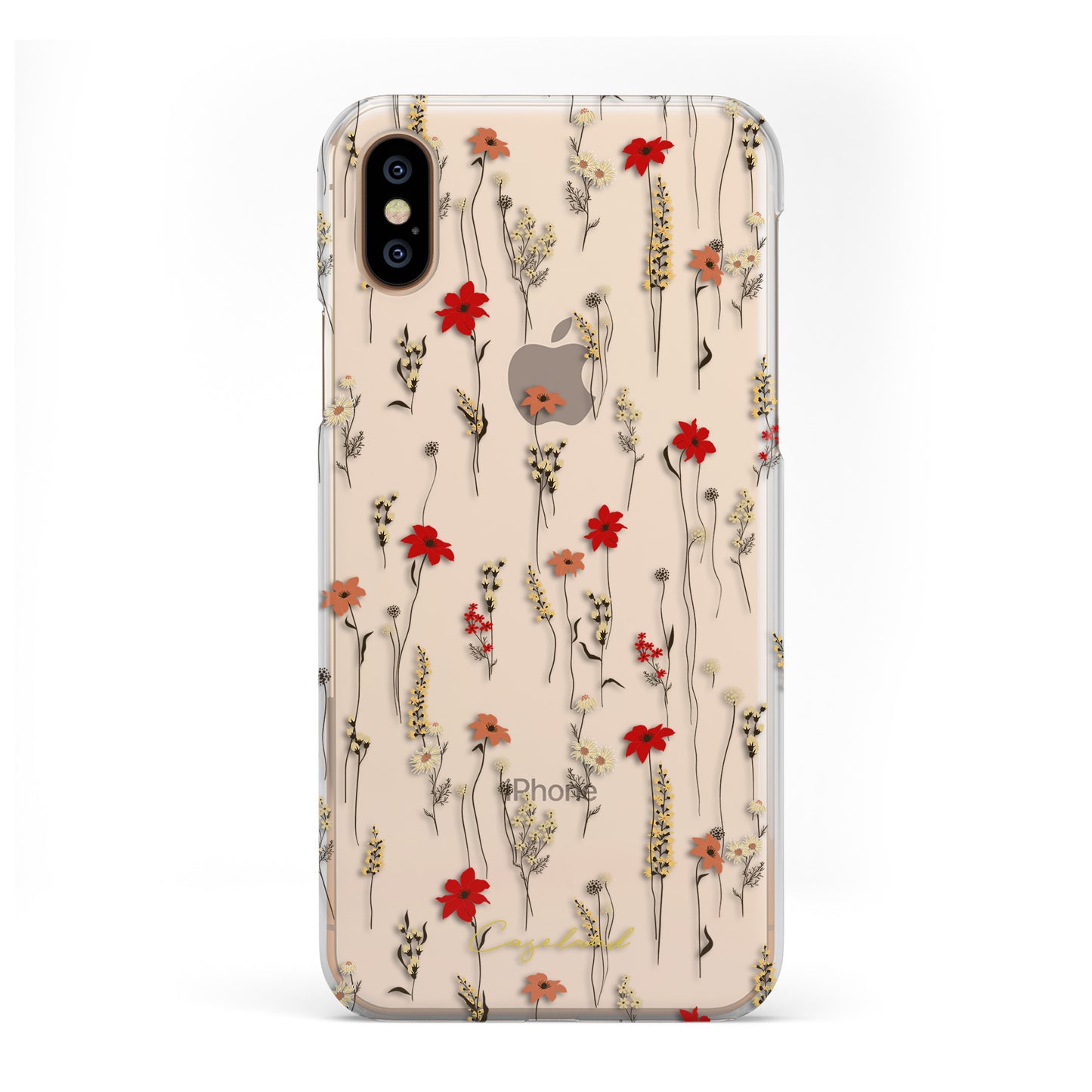 Red Botanicals iPhone Case