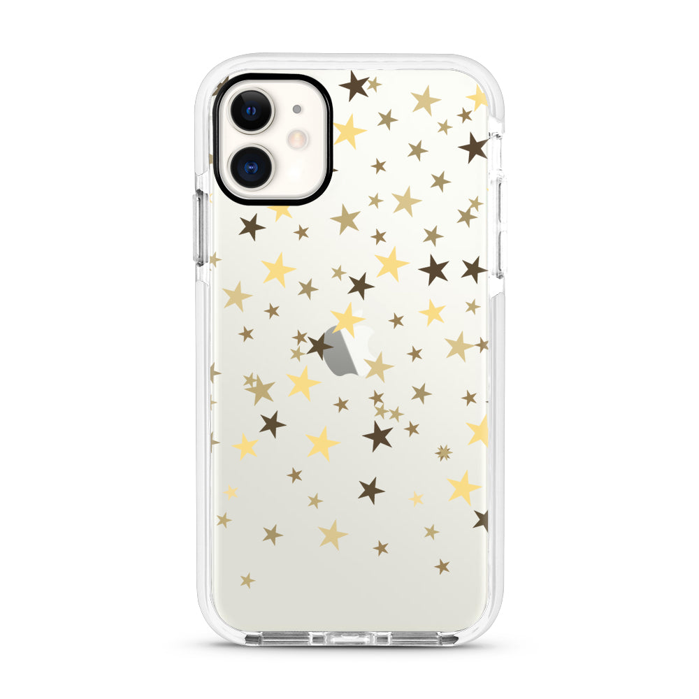 Golden Stars iPhone Case