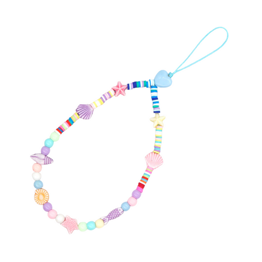 Coastal Beaded Phone Charm